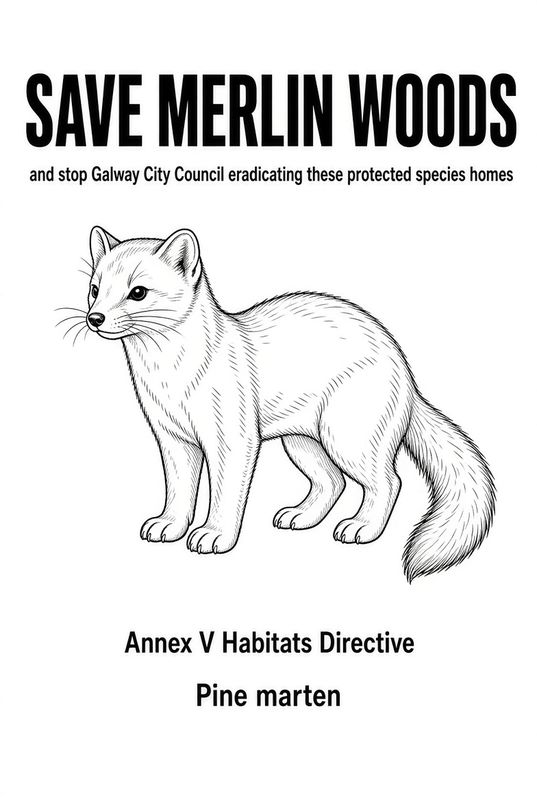 Preview: Protest sign, Pine marten